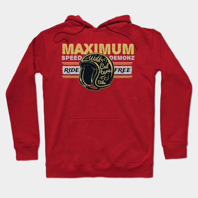 Maximum Speed Demonz Hoodie by RadCoolguy